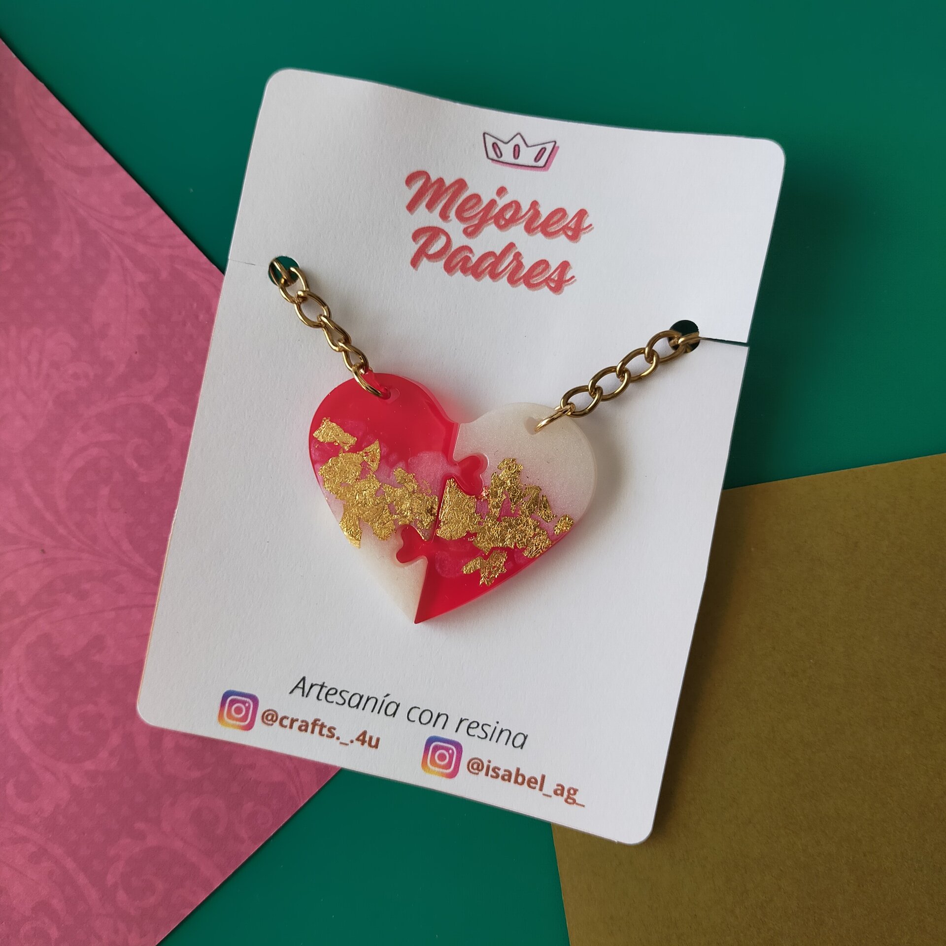 Llaveros Dúo Corazón Puzle - 6