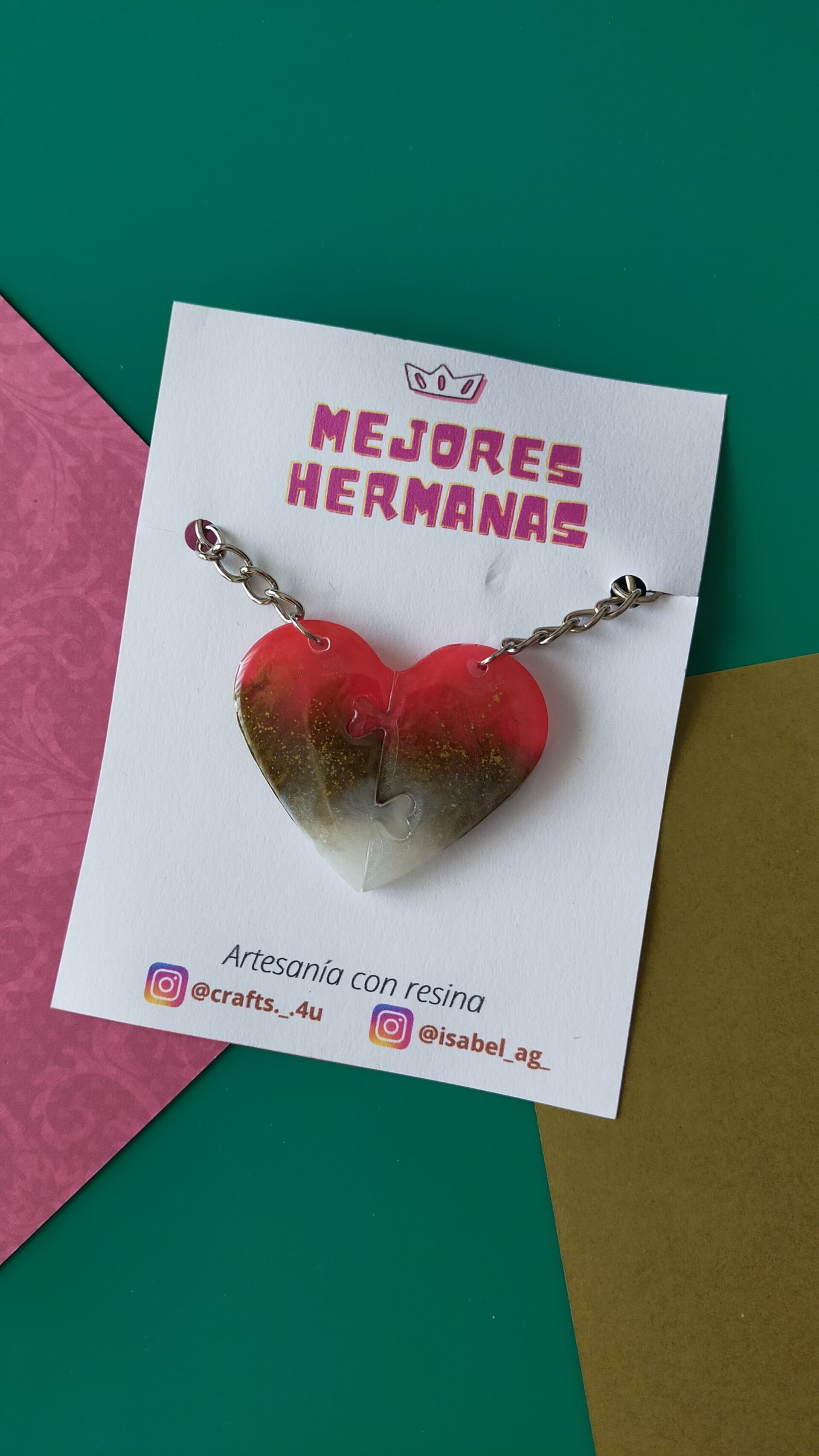 Llaveros Dúo Corazón Puzle - 5