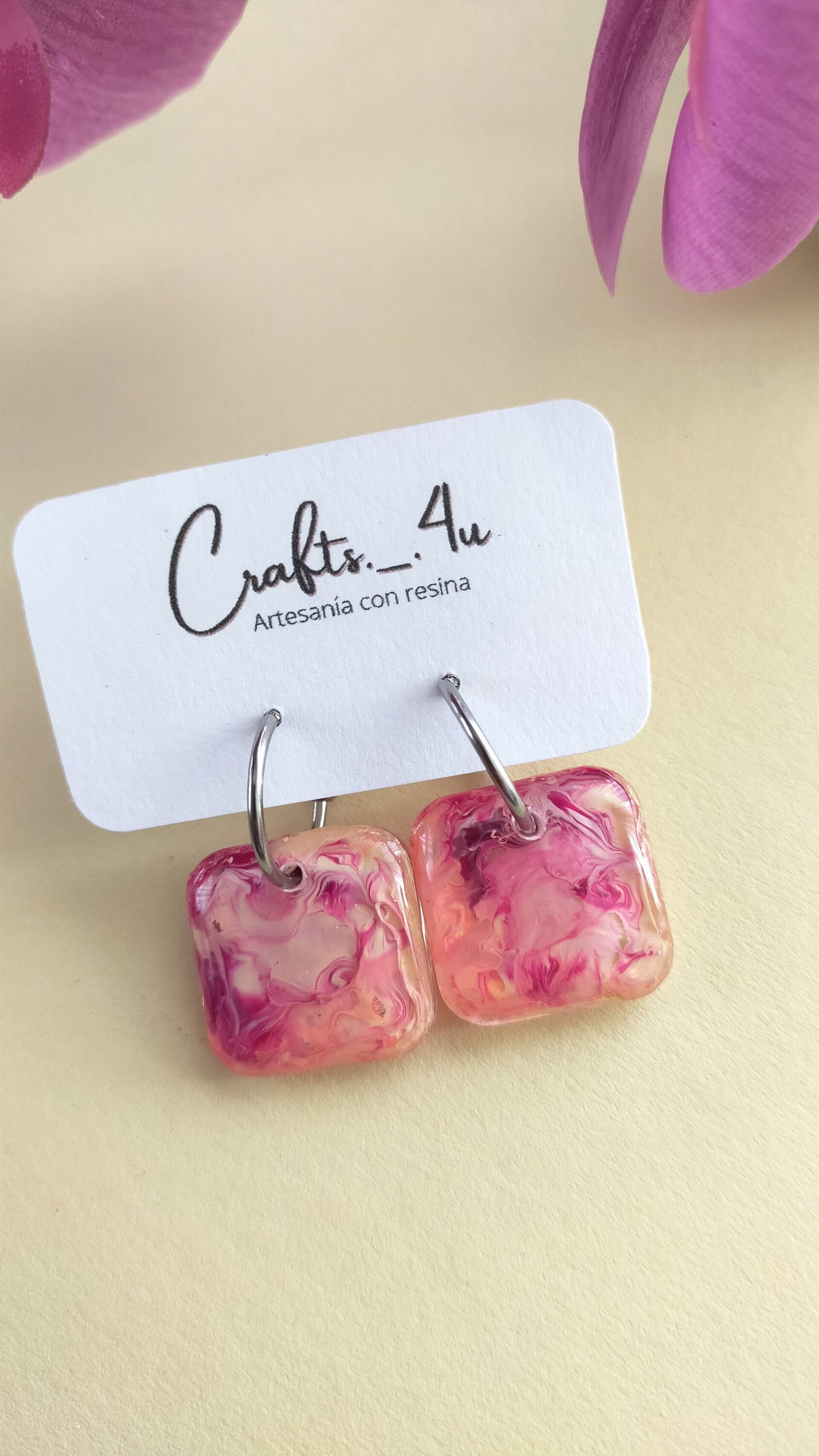 Pendientes Reversibles Square - 12