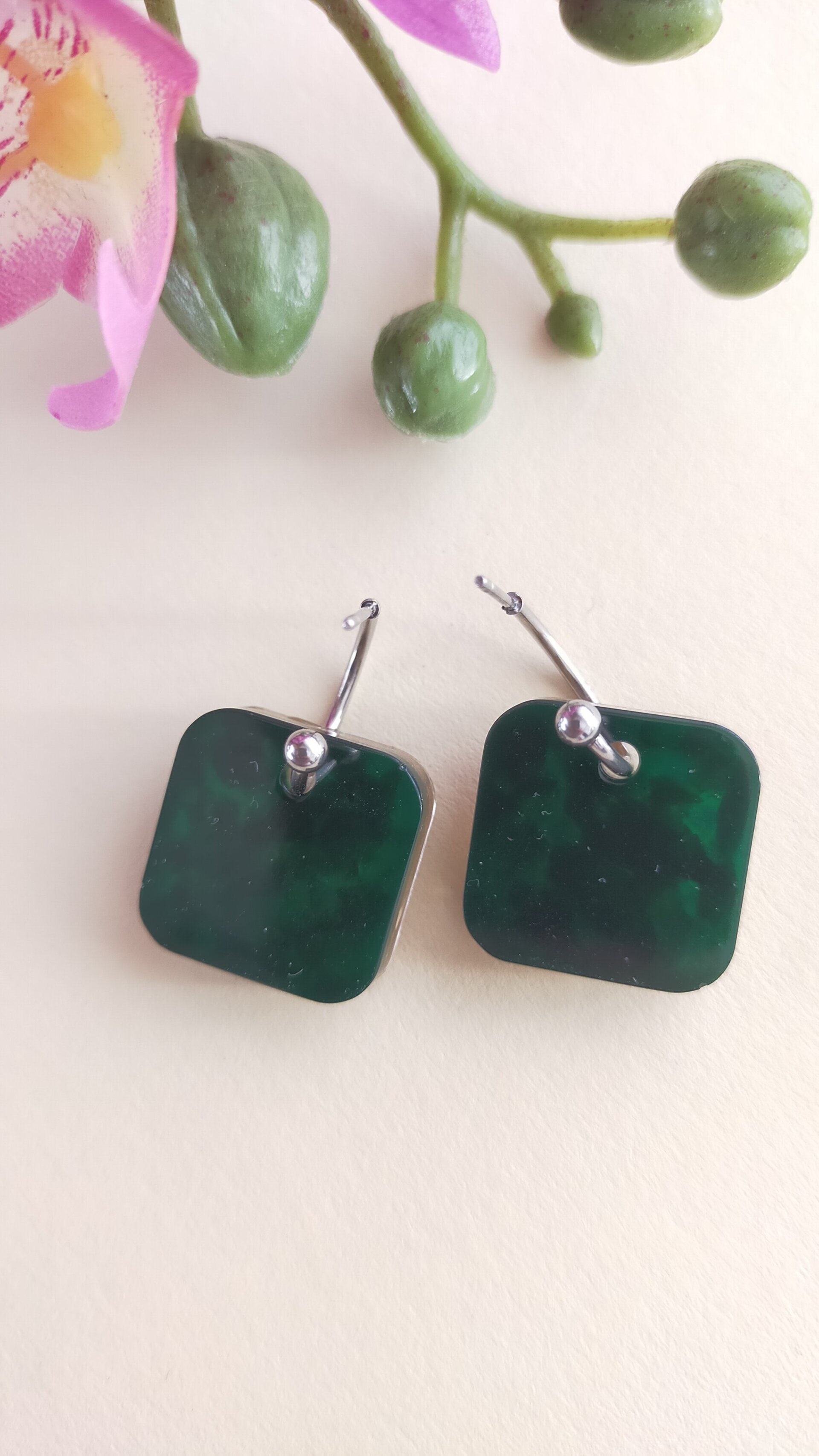 Pendientes Reversibles Square - 5