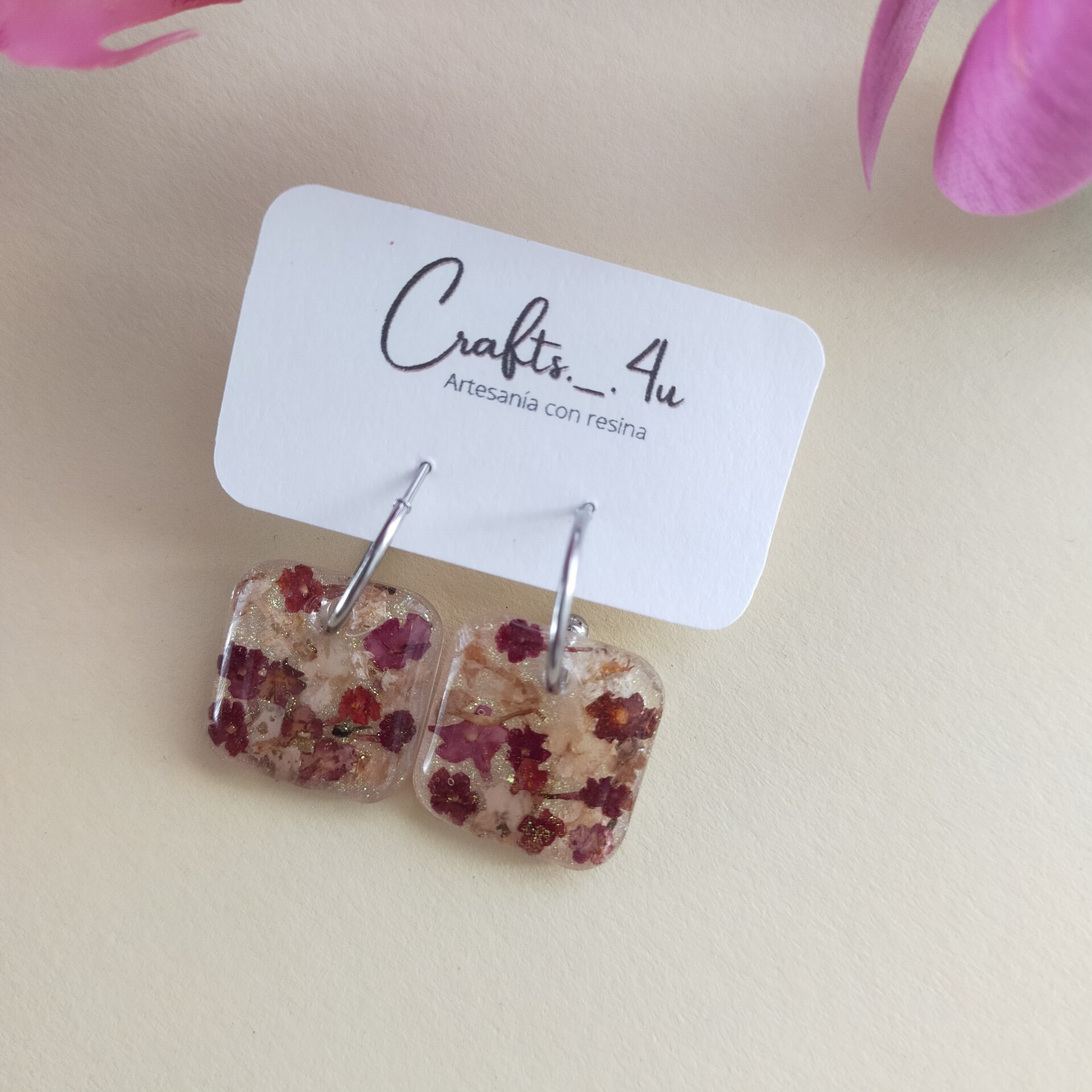 Pendientes Reversibles Square - 6