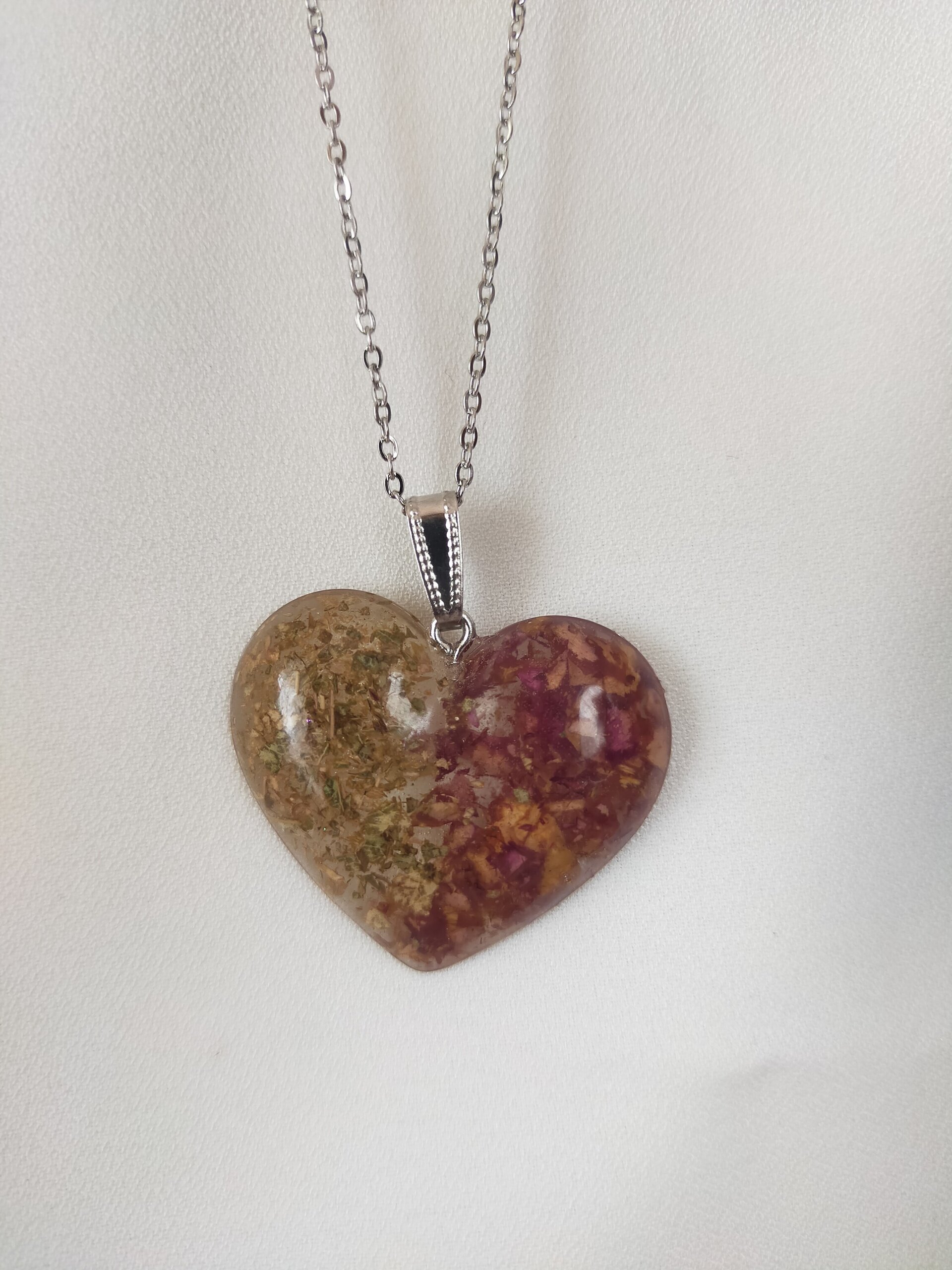 Colgante Corazón Grande de Rosas - 2