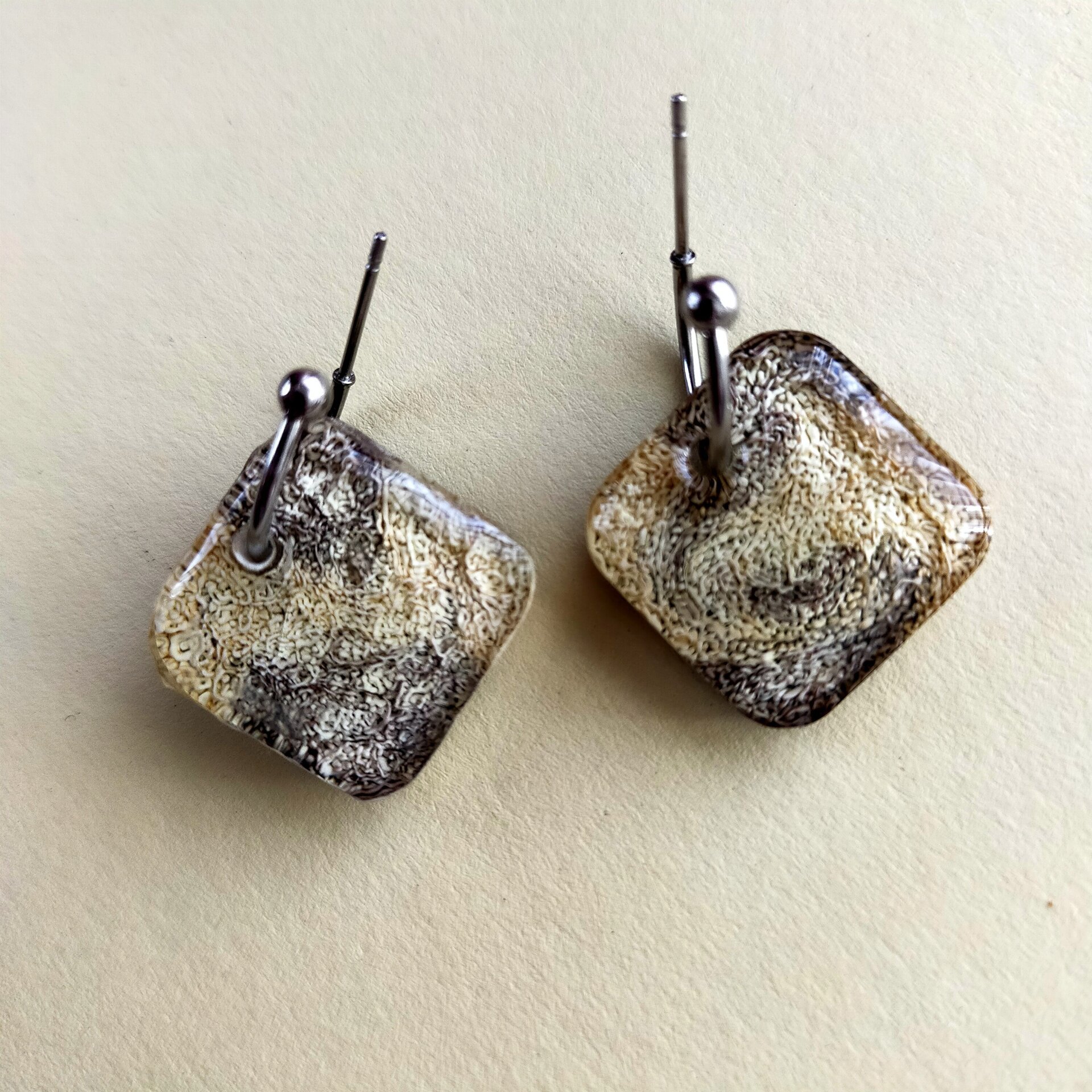 Pendientes Reversibles Square - 3