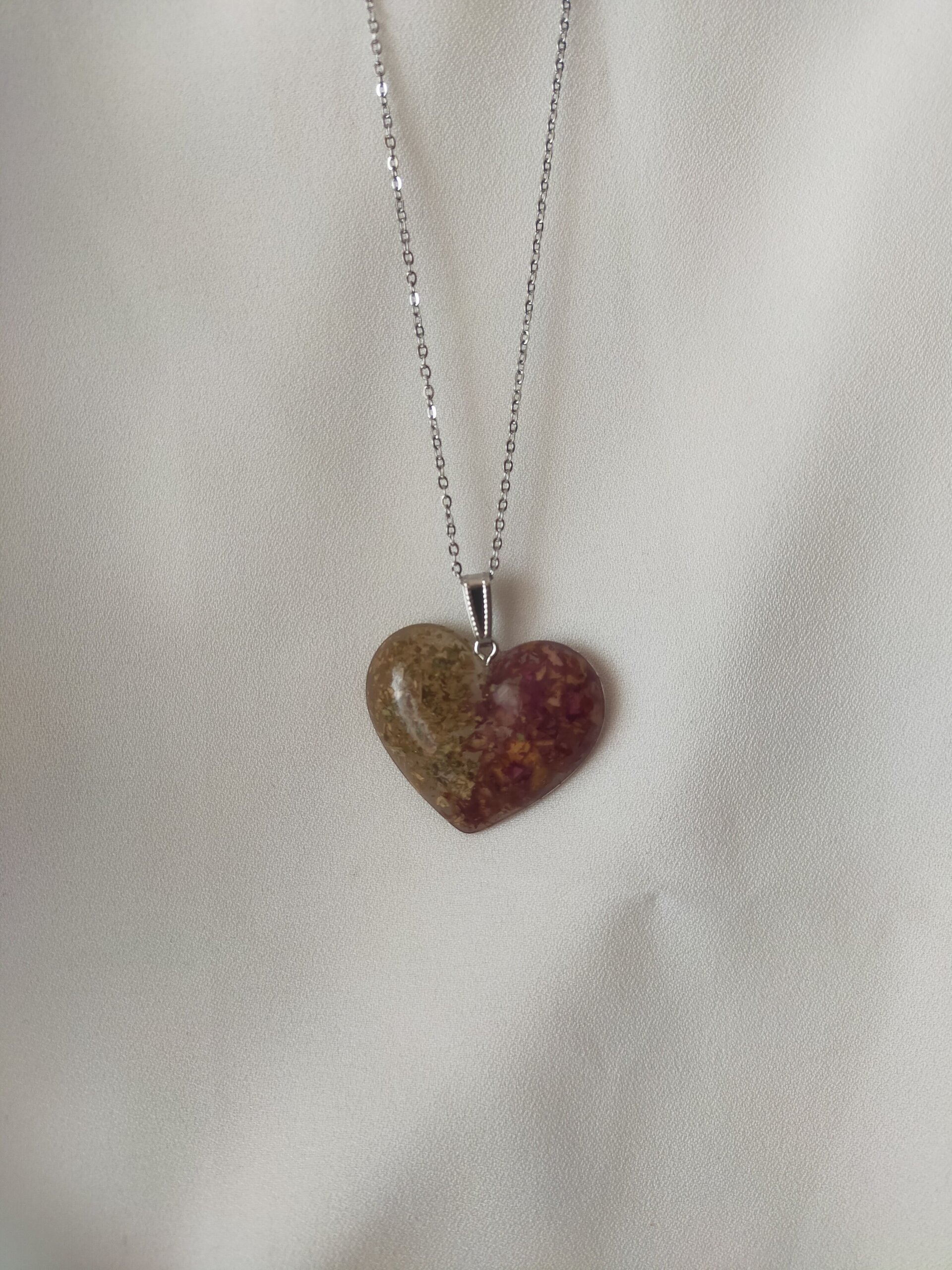 Colgante Corazón Grande de Rosas - 3