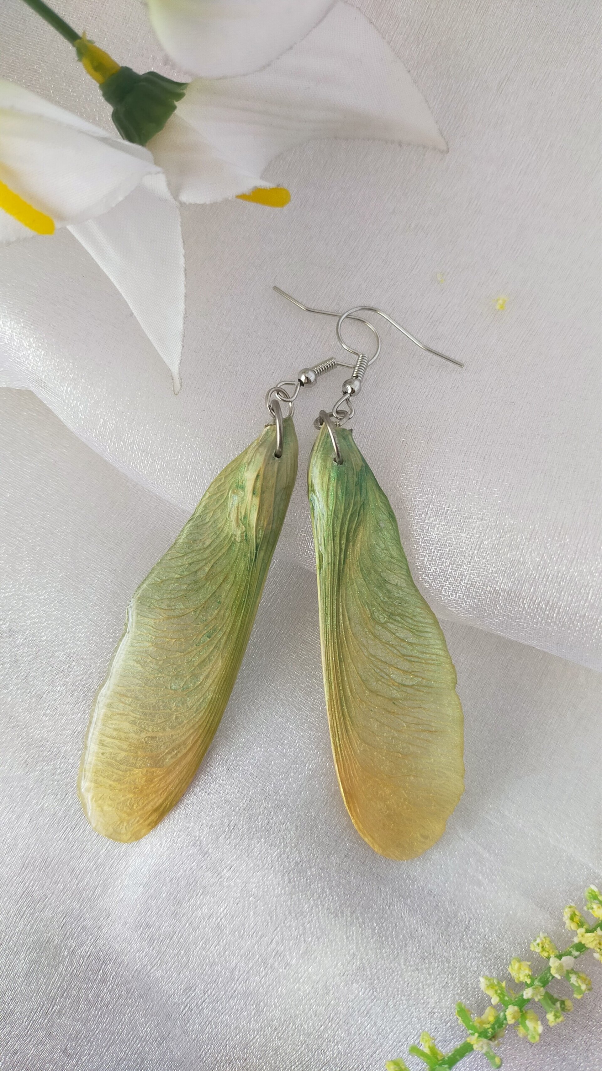 Pendientes Florales Grandes - 5