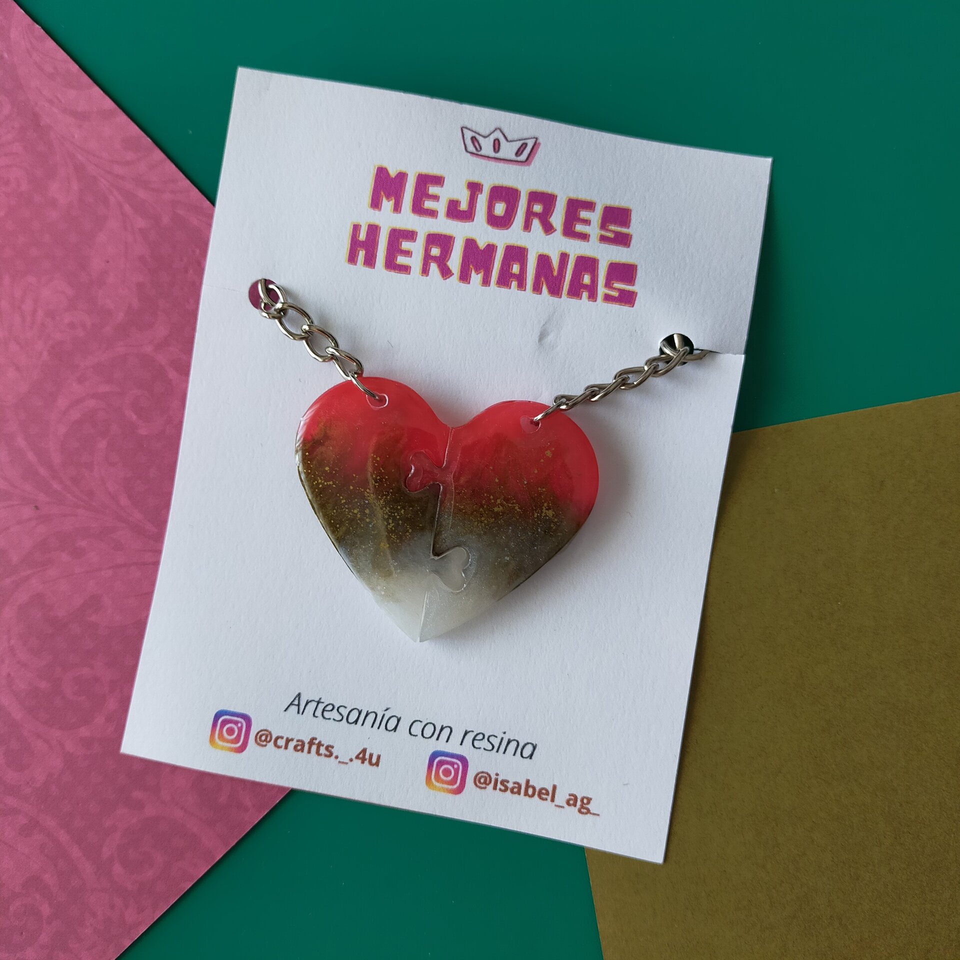 Llaveros Dúo Corazón Puzle - 5