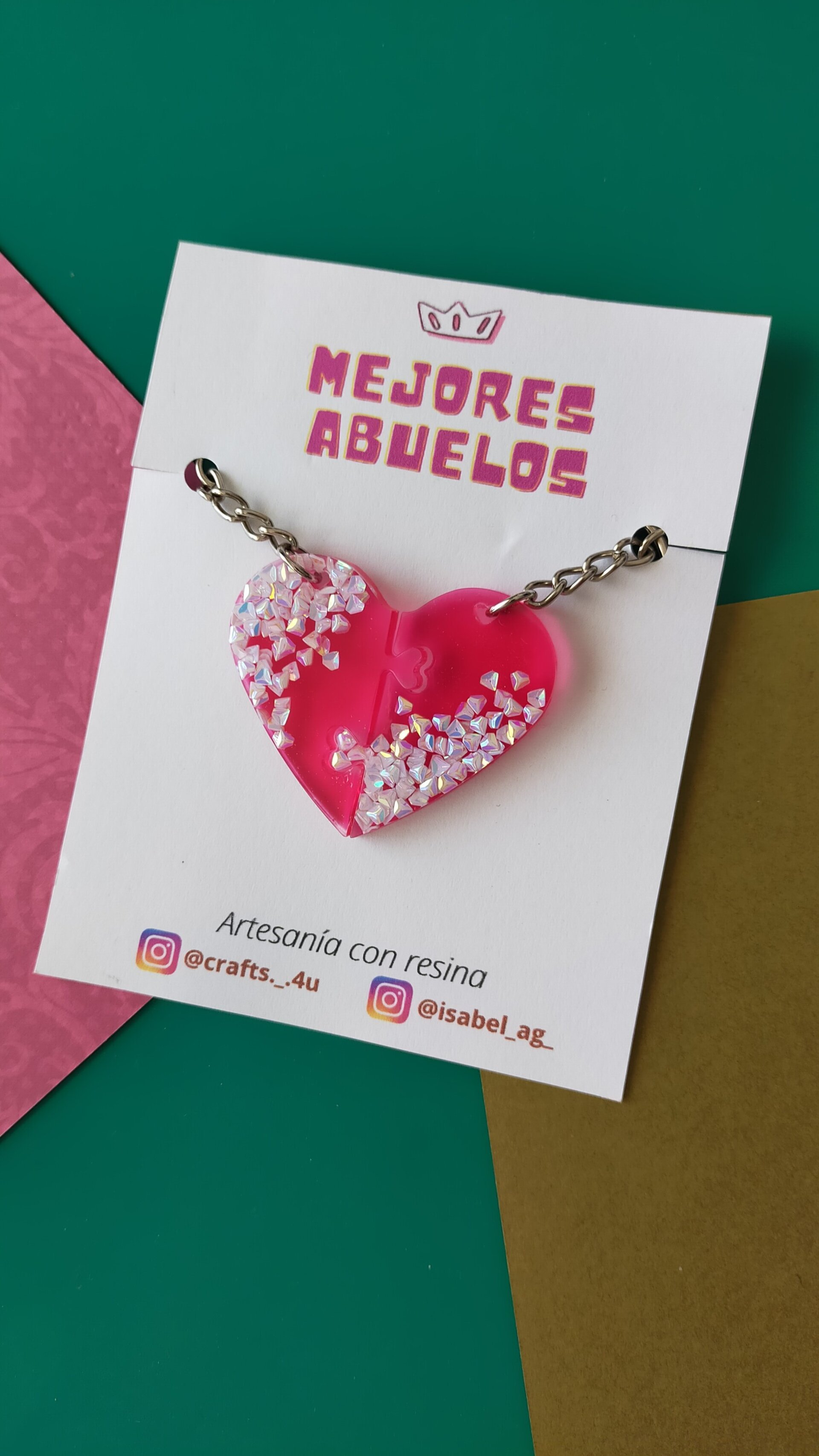 Llaveros Dúo Corazón Puzle - 3