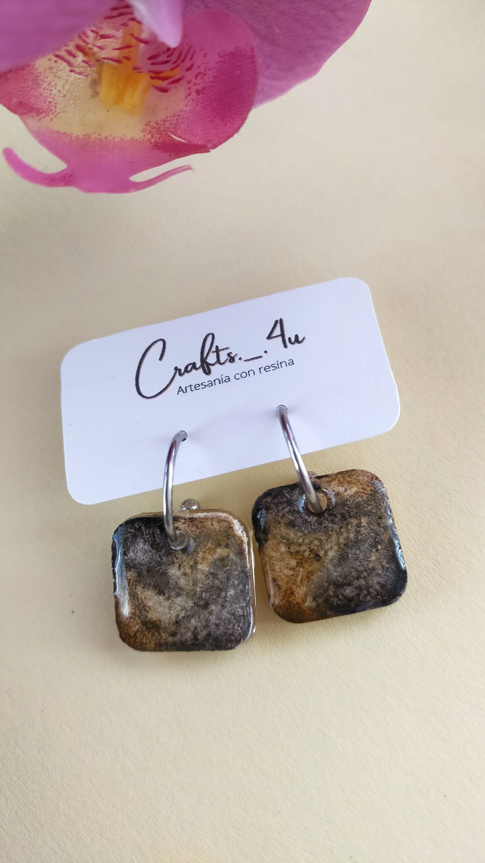 Pendientes Reversibles Square - 2