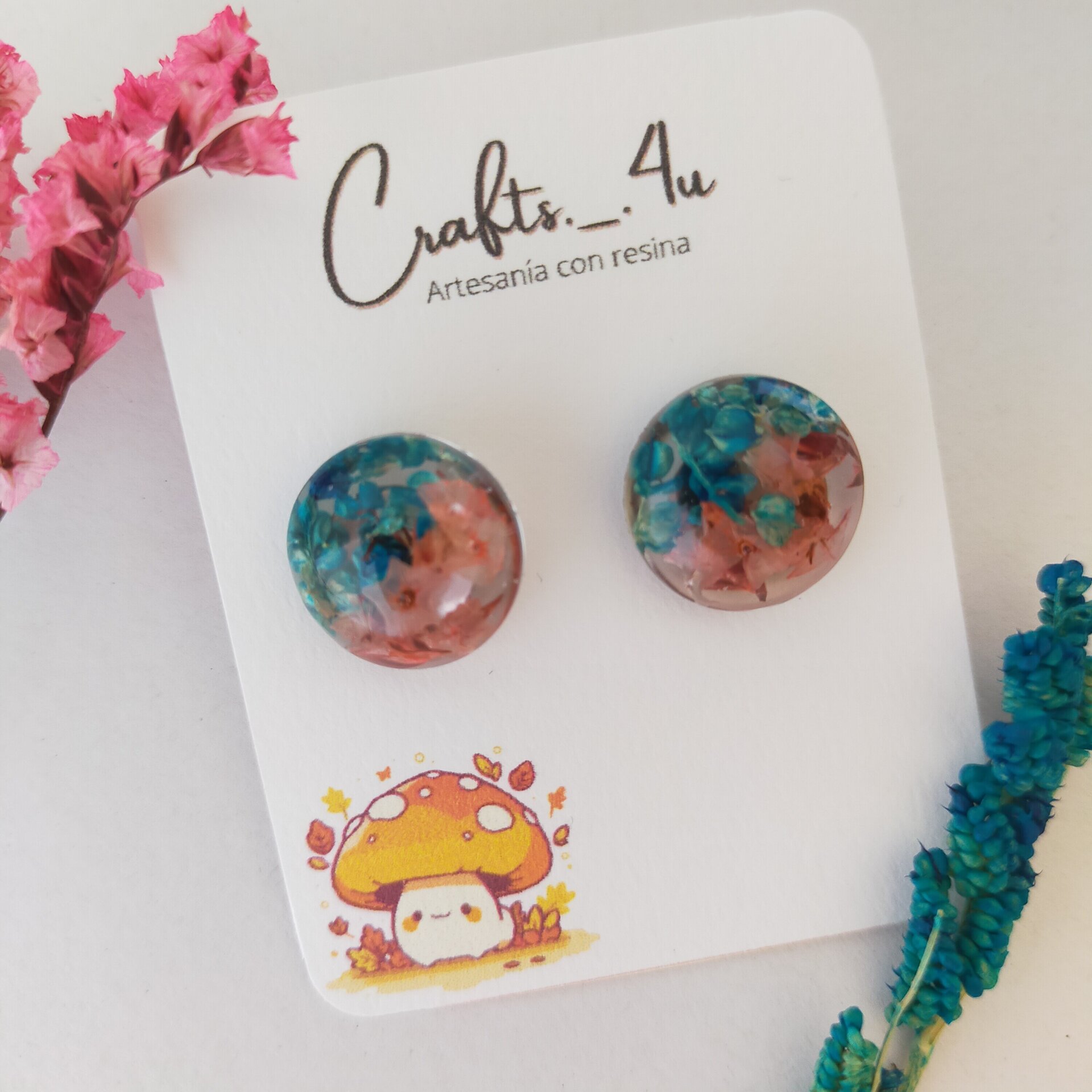 Pendientes Florales Mini - 5