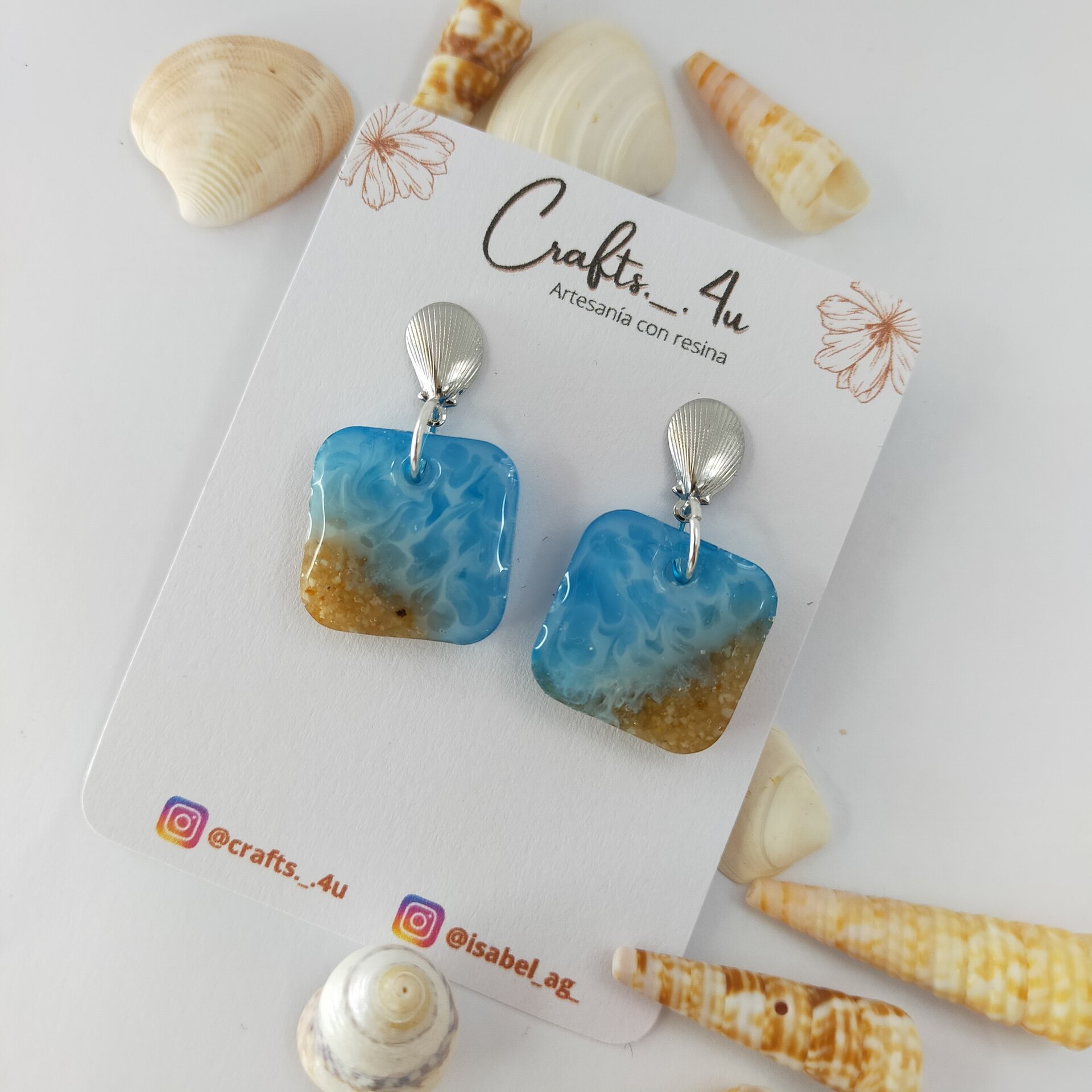 Pendientes temáticos "Olas de Serenidad" - 5