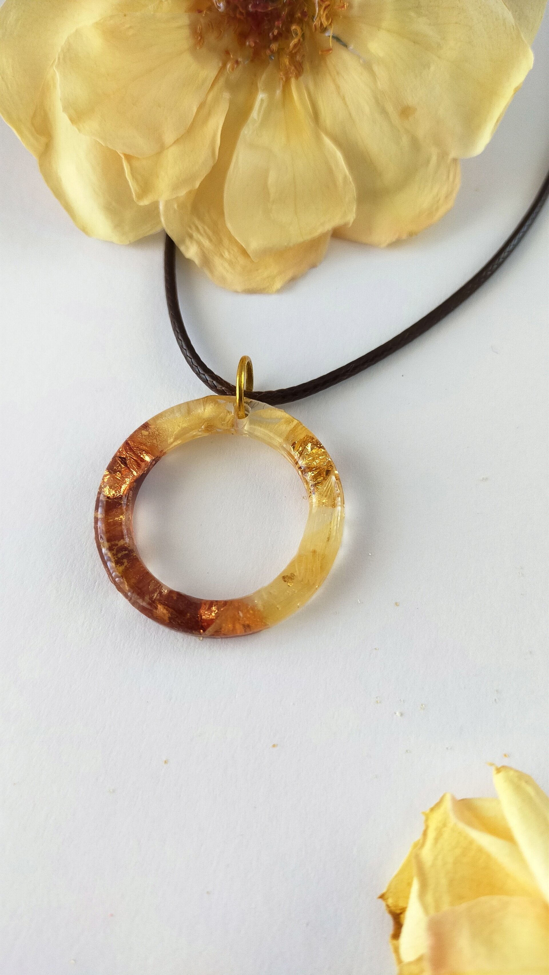 Colgante "Aro otoñal" - 2