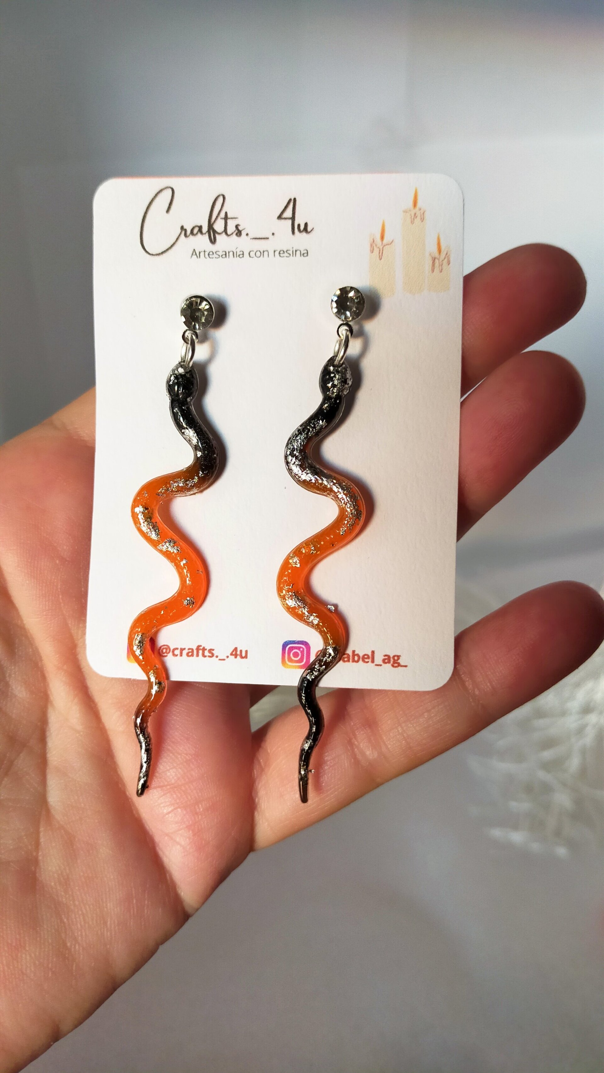 Pendientes temáticos "Serpientes" - 12