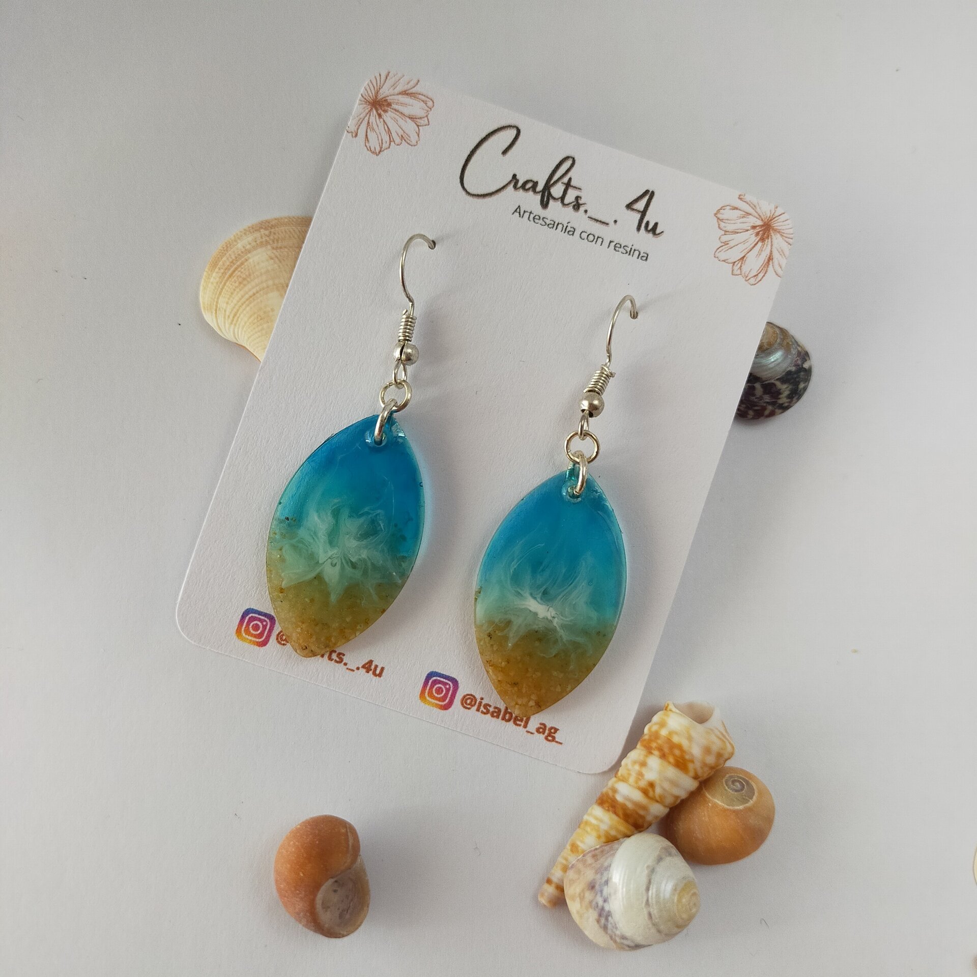 Pendientes temáticos "Olas de Serenidad" - 4